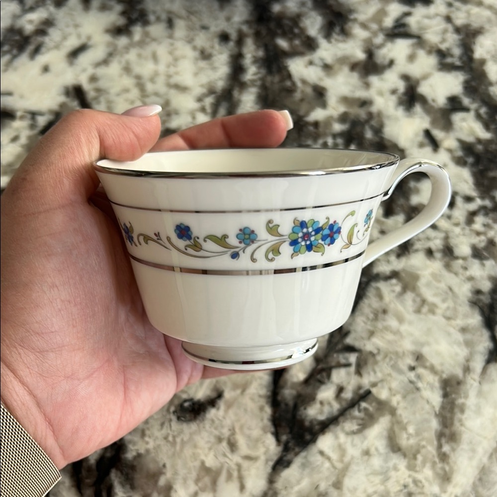 Noritake Norma #7016 Elegant Floral Ivory China Teacup